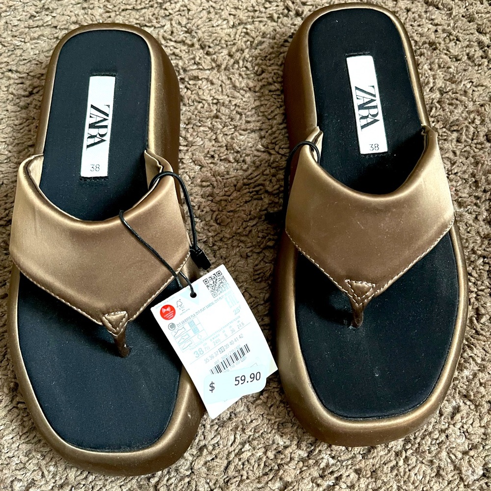 Zara platform sandals